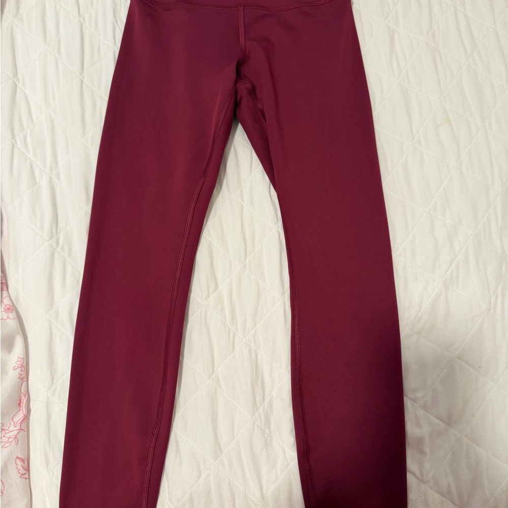 ALO Yoga Women's Maroon Leggings